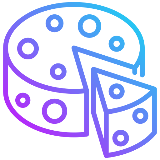 formaggio Generic gradient outline icona