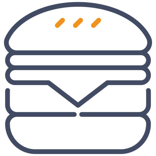Гамбургер Generic color outline иконка