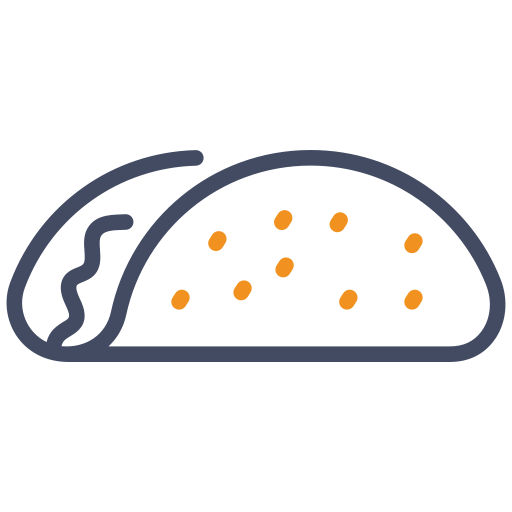 tacos Generic color outline icono