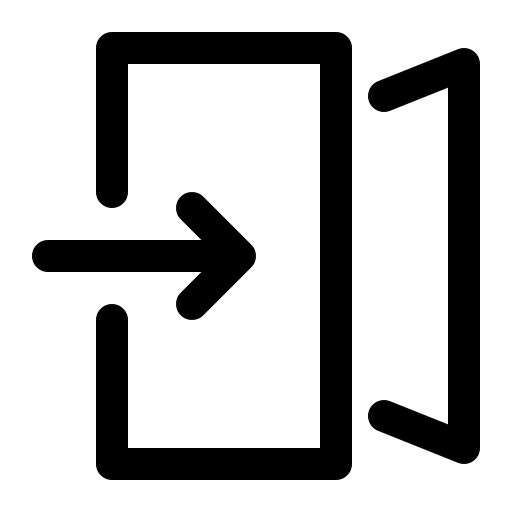 비상구 Generic black outline icon