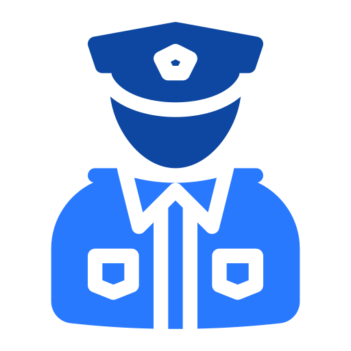 police Generic color fill Icône