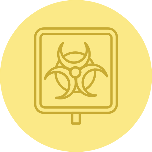 Biohazard Generic color fill icon