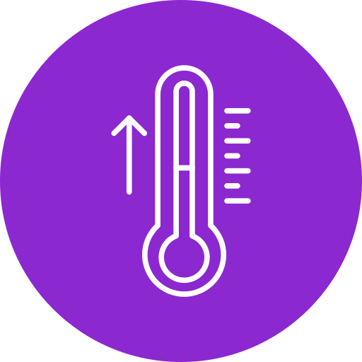 Термометр Generic color fill иконка