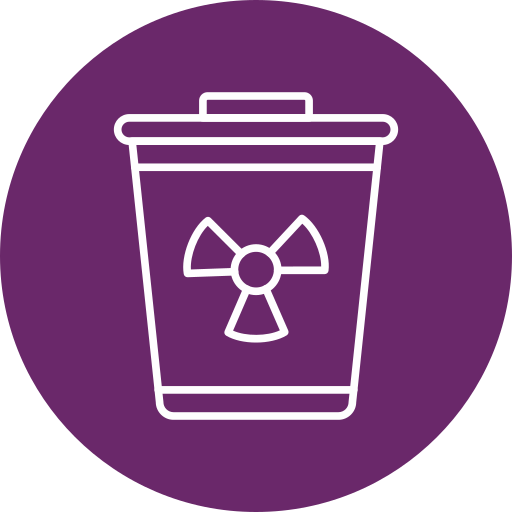 Toxic waste Generic color fill icon