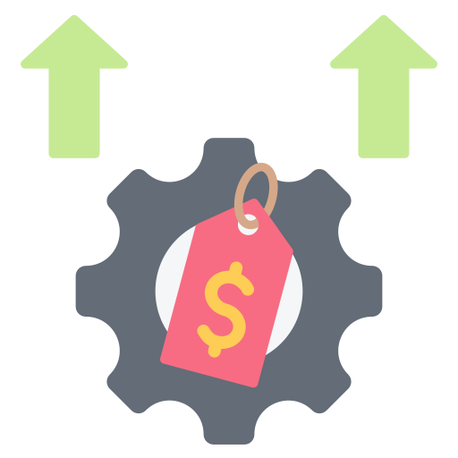 Price up Generic color fill icon