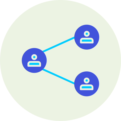 Network Generic color fill icon