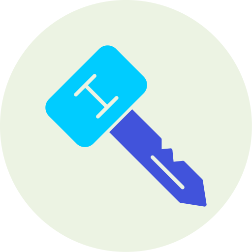 główny klucz Generic color fill ikona