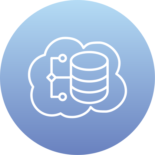 cloud-daten Generic gradient fill icon