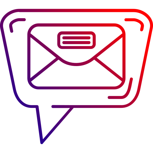 Mail Generic gradient outline icon