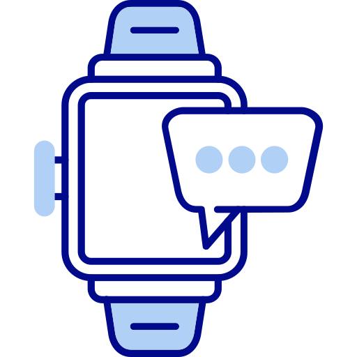 Smartwatch Generic color lineal-color icon