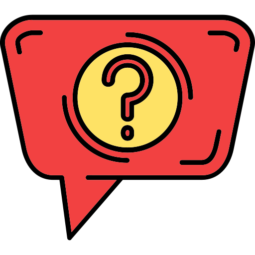 Question Generic color lineal-color icon