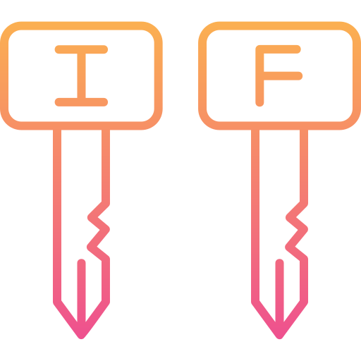 clave externa Generic gradient outline icono