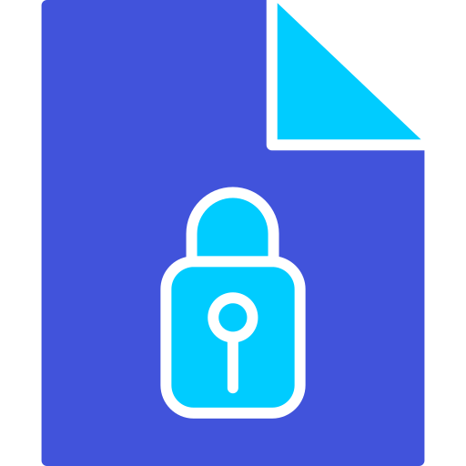 데이터 보안 Generic color fill icon