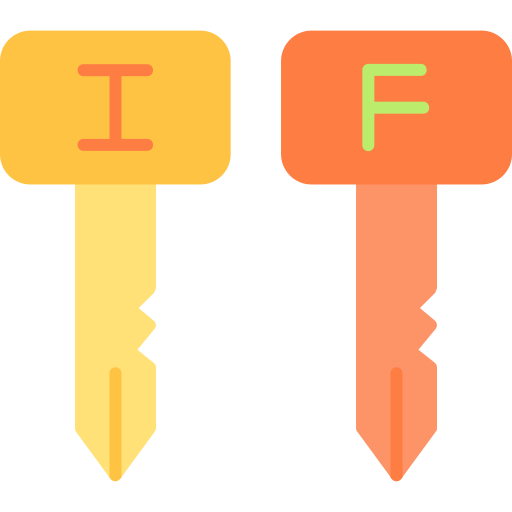 clave externa Generic color fill icono