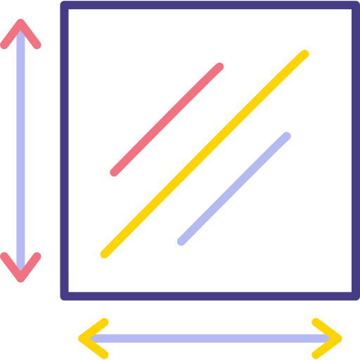 치수 Generic color outline icon