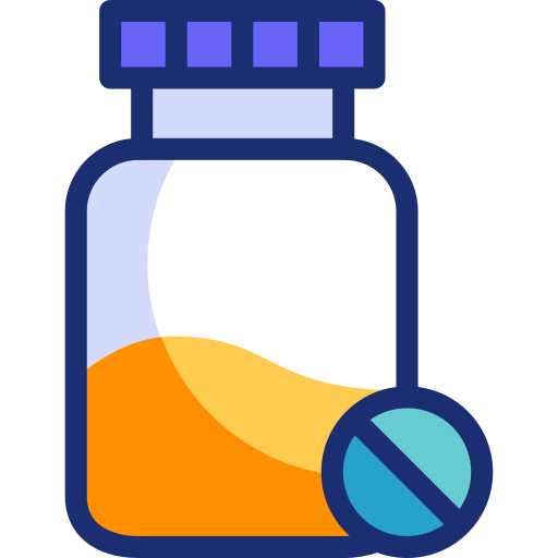 薬剤 Basic Accent Lineal Color icon