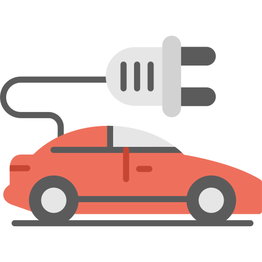 Electric car Generic color fill icon