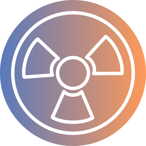 Nuclear Generic gradient fill icon