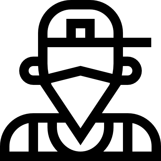 ラッパー Basic Straight Lineal icon