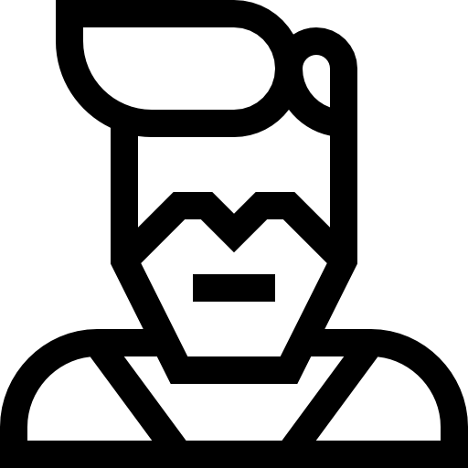 Хипстер Basic Straight Lineal иконка