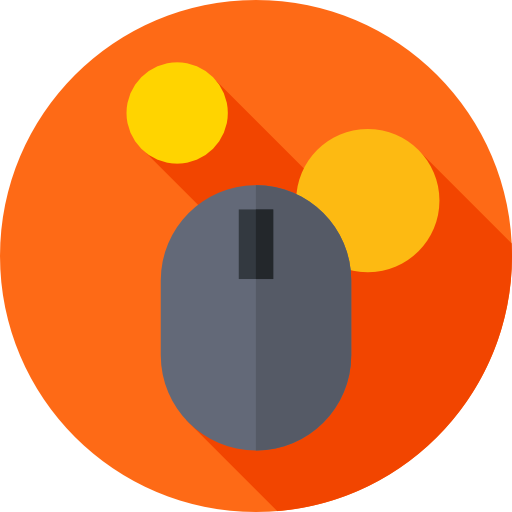 ねずみ Flat Circular Flat icon