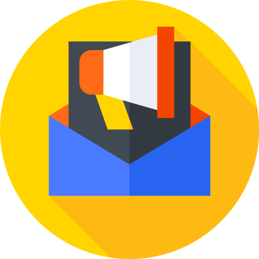 email Flat Circular Flat icon