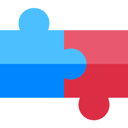 puzzle Basic Straight Flat icon
