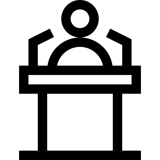 담화 Basic Straight Lineal icon