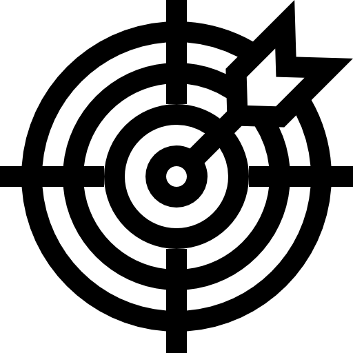 표적 Basic Straight Lineal icon