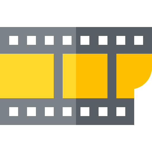filmstreifen Basic Straight Flat icon