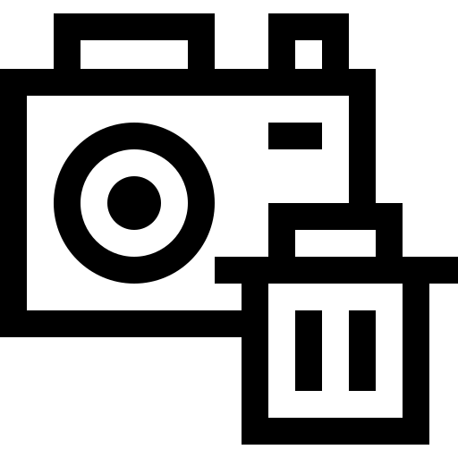 supprimer Basic Straight Lineal Icône