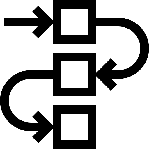 diagrama Basic Straight Lineal Ícone