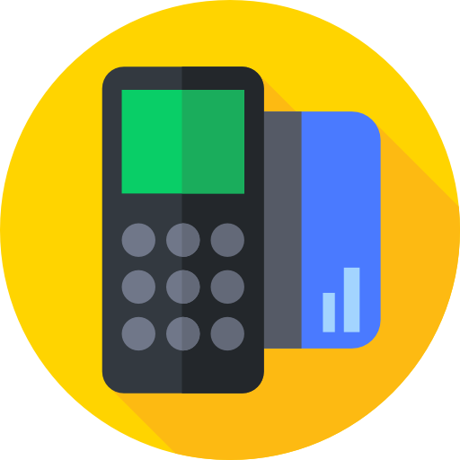Card payment Flat Circular Flat icon