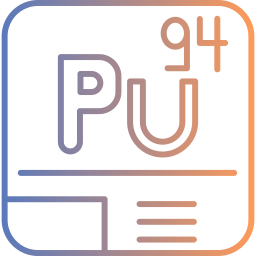 플루토늄 Generic gradient outline icon
