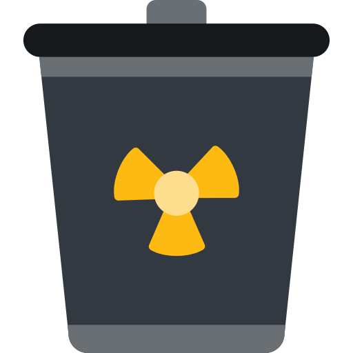 Toxic waste Generic color fill icon
