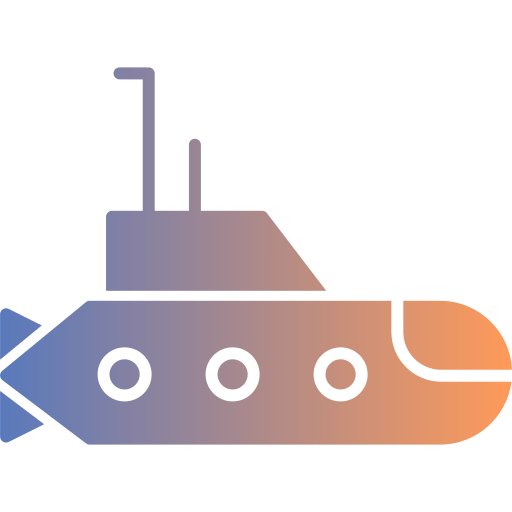 sous-marin Generic gradient fill Icône