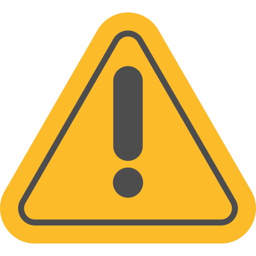 Warning sign Generic color fill icon