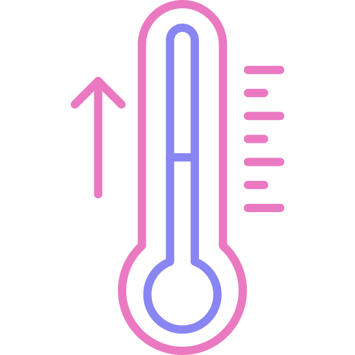 thermometer Generic color outline icoon