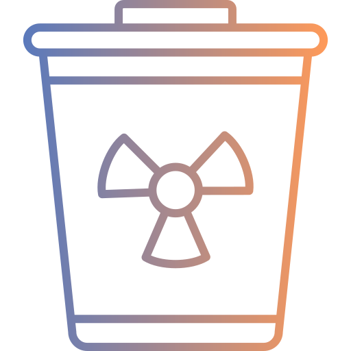 Toxic waste Generic gradient outline icon