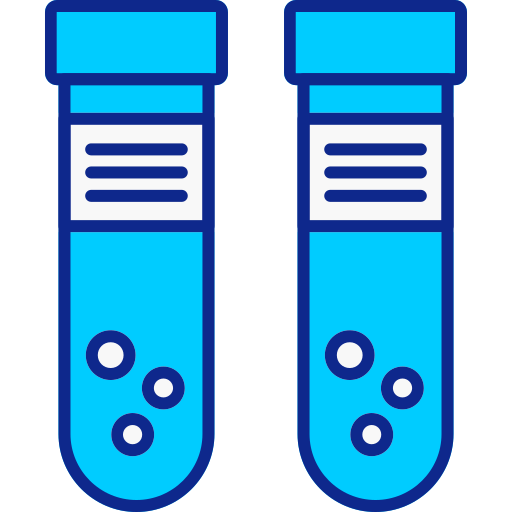 Test tubes Generic color lineal-color icon