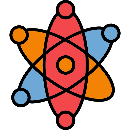 átomos Generic color lineal-color icono