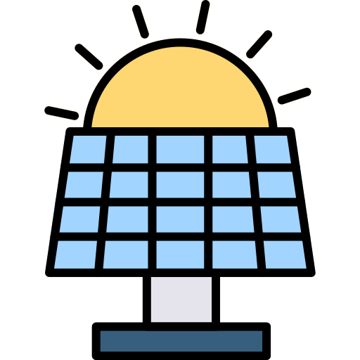 sonnenkollektor Generic color lineal-color icon