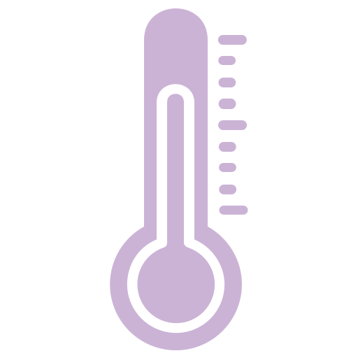 temperatuur Generic color fill icoon