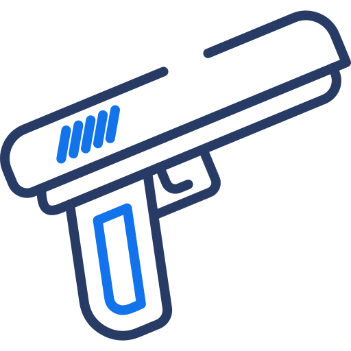 pistolety Generic color outline ikona