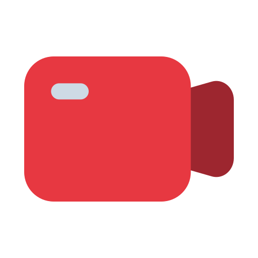 video Generic color fill icon