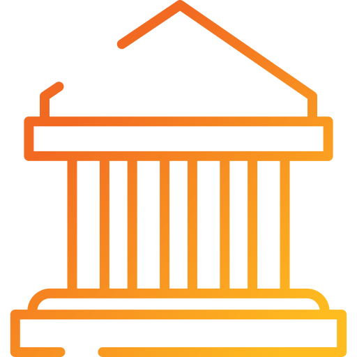 Courthouse Generic gradient outline icon