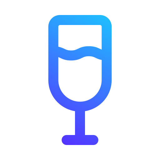 Champagne Generic gradient outline icon