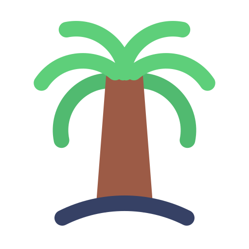palmeira Generic color fill Ícone