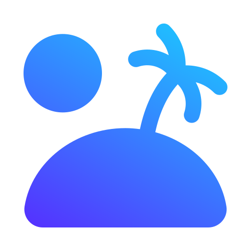 Island Generic gradient fill icon