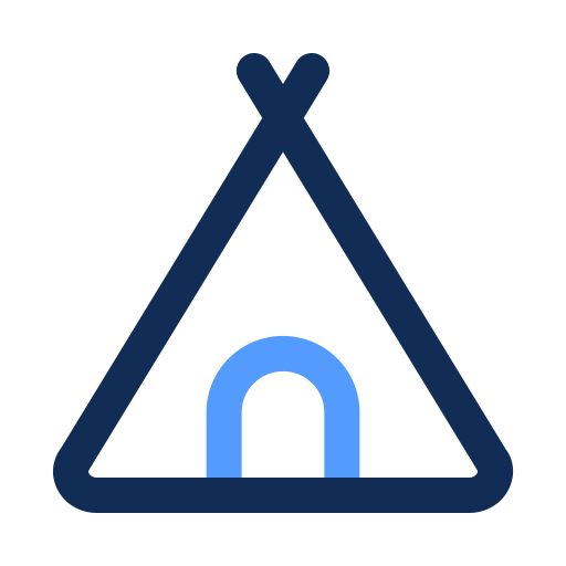 텐트 Generic color outline icon